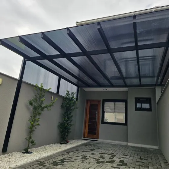 Pergolado Fixo de Ferro em Osasco SP — Cobertura com estrutura metálica reforçada