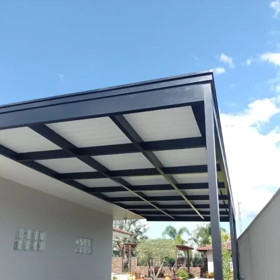 Pergotelha em Osasco SP — Instalação em fachada comercial